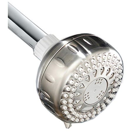 Convenience Concepts 1.8 GPM Brushed Nickel 5 Setting Fixed Mount Shower Head HI2015315
